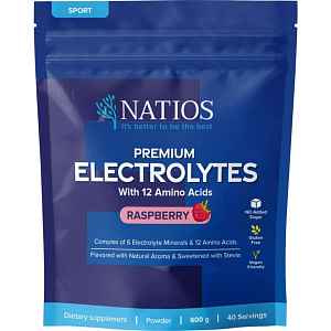 NATIOS Premium Electrolytes Komplex Malina 600g