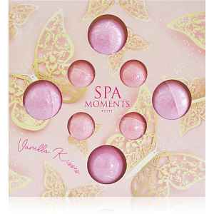 Spa Moments Vanilla Kisses šumivé koule do koupele