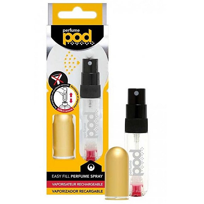Travalo Pod Pure Essentials Zlatý - cestovní flakon na parfém