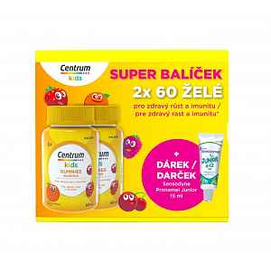 Centrum Kids Gummies multivitamín pro děti multifruit 60+60 ks