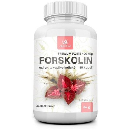 Allnature Forskolin Premium forte 400 mg 60 kapslí