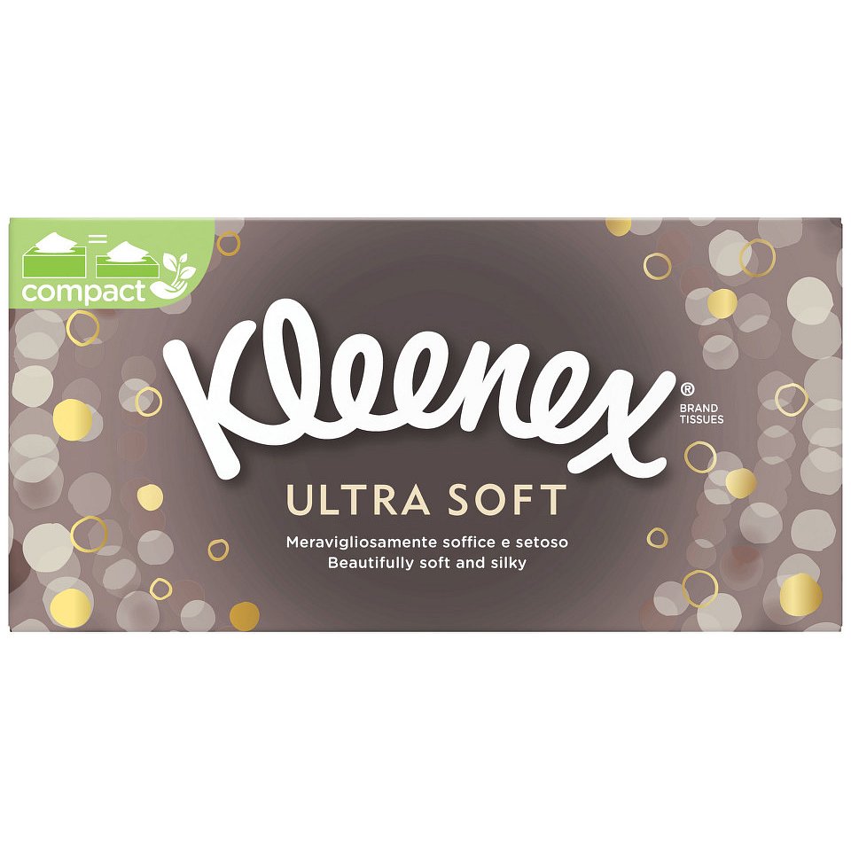 KLEENEX Kapesníky papírové Ultra Soft Box 80ks - II.jakost