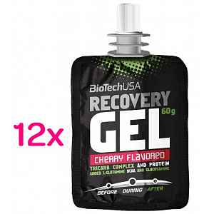 BiotechUSA Recovery Gel 12x60g Cherry