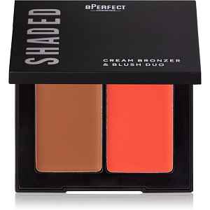 BPerfect Shaded Cream Bronzer & Blush Duo bronzer a tvářenka odstín 02 Medium 7 g