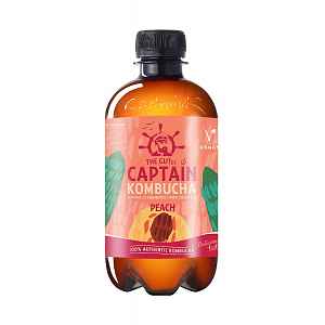 Captain Kombucha Broskev BIO 400 ml