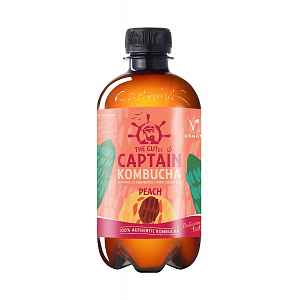 Captain Kombucha Broskev BIO 400 ml