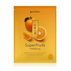 KORIKA SuperFruits Hallabong rozjasňující sheet maska 25 g