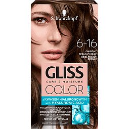 Schwarzkopf Permanentní barva na vlasy Gliss Color 6-16 Chladný perleťově hnědý