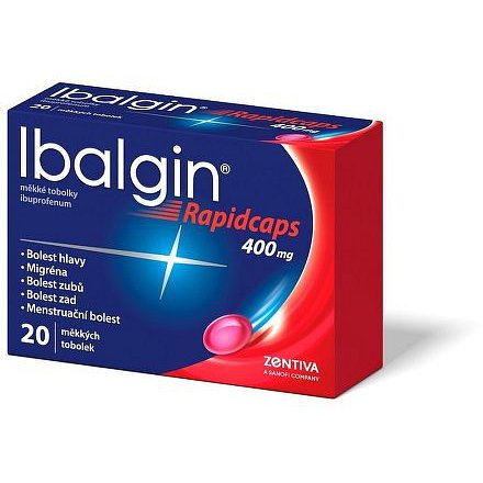 Ibalgin Rapidcaps měkké tobolky 20x400mg