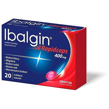 Ibalgin Rapidcaps měkké tobolky 20x400mg