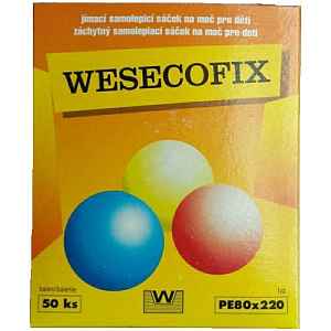 Sáček na moč dět.WESECOFIX PE80x220 samolep.50ks