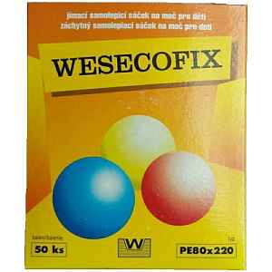 Sáček na moč dět.WESECOFIX PE80x220 samolep.50ks