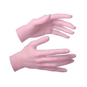 Akzenta Style Nitrile Pink Panther S vyšetřovací rukavice 100 ks