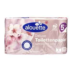 alouette Toaletní papír Deluxe 5vrstvý  6 ks 101,4 m