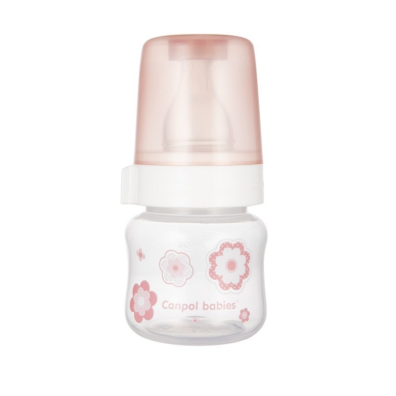 Canpol babies Lahev se širokým hrdlem Newborn Baby Růžová 60ml