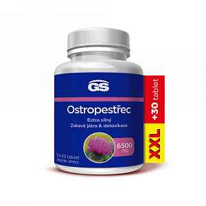 GS Ostropestřec 6500 mg XXL 70+30 tablet
