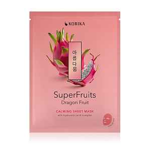 KORIKA SuperFruits Dračí ovoce zklidňující sheet maska 25 g