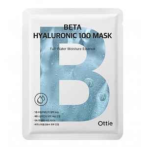 Ottie 100 Mask Beta Hyaluronic plátýnková maska 25 ml