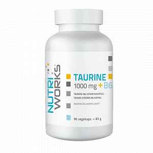 Taurine 1000mg + B6 - 90 kapslí