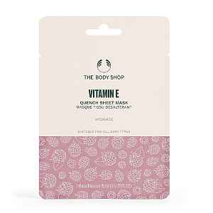 The Body Shop Hydratační slupovací pleťová maska pro všechny typy pleti Vitamin E (Quench Sheet Mask) 18 ml