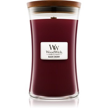 Woodwick Black Cherry vonná svíčka 609,5 g s dřevěným knotem