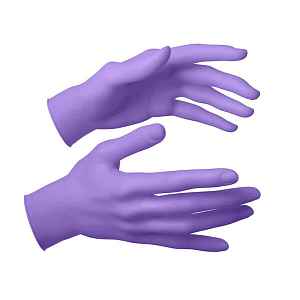 Akzenta Style Nitrile Purple Rain M vyšetřovací rukavice 100 ks