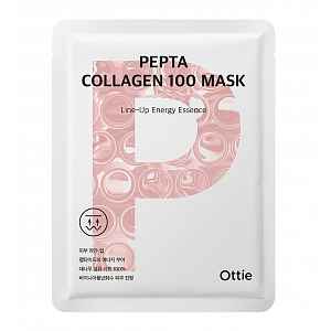 Ottie 100 Mask Pepta Kolagen plátýnková maska 25 ml
