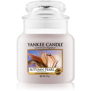 Yankee Candle Autumn Pearl vonná svíčka Classic střední 411 g