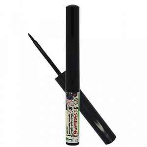 theBalm Dlouhotrvající tekuté oční linky Schwing Matte Black Liner  1,7 ml