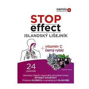 Cemio Pastilky Stop Effect s lišejníkem islandským 24 ks