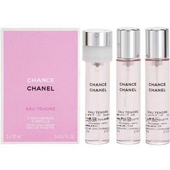 Chanel Chance Eau Tendre toaletní voda (3 x náplň) pro ženy 3x20 ml