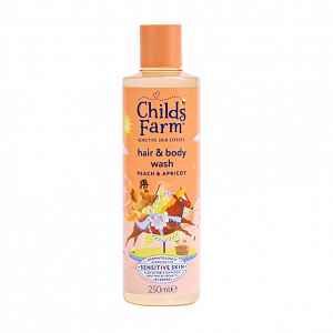 Childs Farm Mycí emulze na vlasy a tělo broskev a meruňka 250 ml