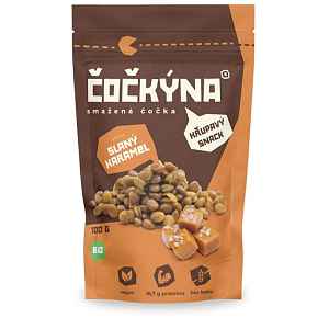 Čočkýna Smažená Čočka Bio 100 g slaný karamel