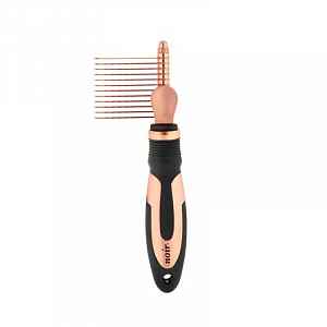 Ebi NOIR DEMATTING COMB 12 BLADES LARGE/w.THUMB REST/ca.20x7,5cm