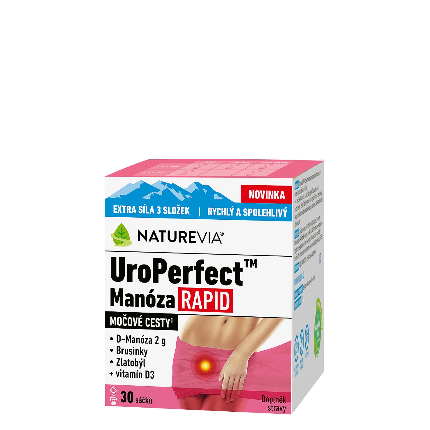 NatureVia UroPerfect Manóza Rapid 30 sáčků