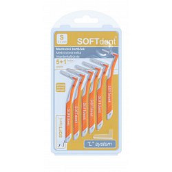 Soft Dent mezizubní kartáčky zahnutý S 0,5 mm 6 ks