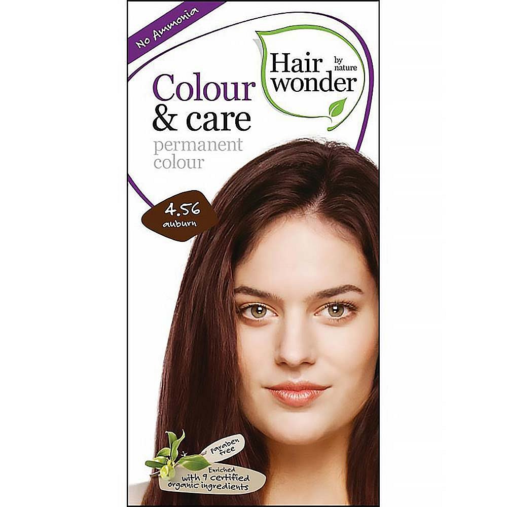 HAIRWONDER Dlouhotrvající barva BIO – kaštanová 4.56 - 100 ml