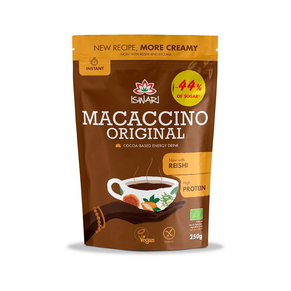 ISWARI Macaccino original BIO 250 gramů