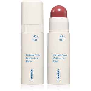 Korres Natural Color Multi-Stick Balm multifunkční líčidlo na rty a tváře odstín Vintage Rose 4.5 g