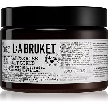 L:A Bruket Body tělový peeling se šalvějí, rozmarýnem a levandulí 420 ml