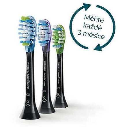 Philips Sonicare C3 Premium Plaque Defence Mix prémiových náhradních hlavic 3ks HX9073/33