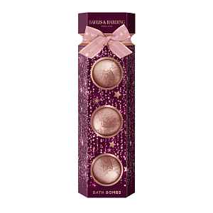 Baylis & Harding Dárková sada šumivých koulí do koupele Wild Cherry & Vanilla 3 ks