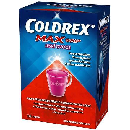 Coldrex MAXGrip horký nápoj lesní ovoce 10 ks