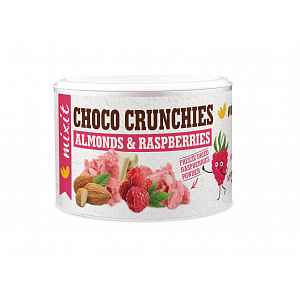 Mixit Crunchies Malinové čokohrudky s mandlemi 140 g