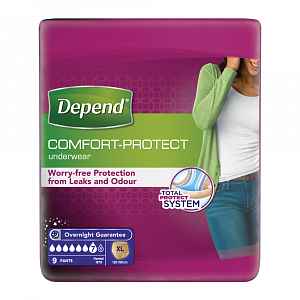 Depend Normal pro ženy XL natahovací kalhotky 9 ks