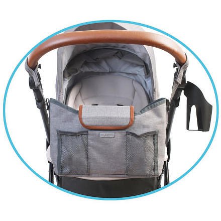 Bo Jungle organizér B-STROLLER Grey