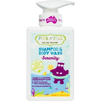 Jack N’ Jill Serenity jemný sprchový gel a šampon pro děti 2 v 1 300 ml