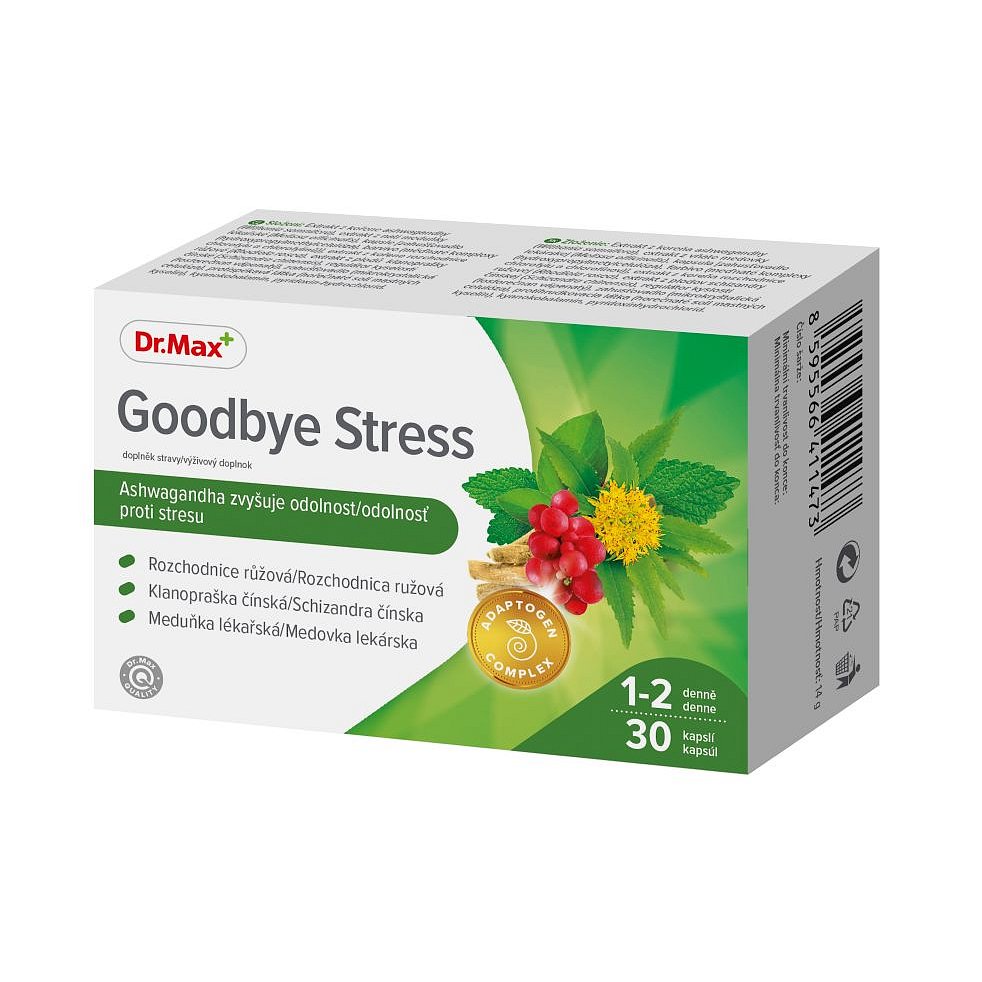 Dr.Max Goodbye Stress 30 kapslí