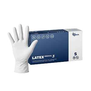 Espeon Latex Medical3 White S vyšetřovací rukavice 100 ks