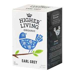 Higher Living černý čaj Earl Grey BIO 20x2.25g